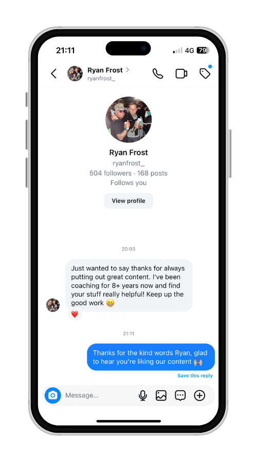 Review testimonial