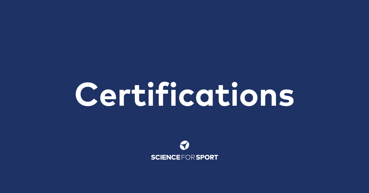 sports science certifications